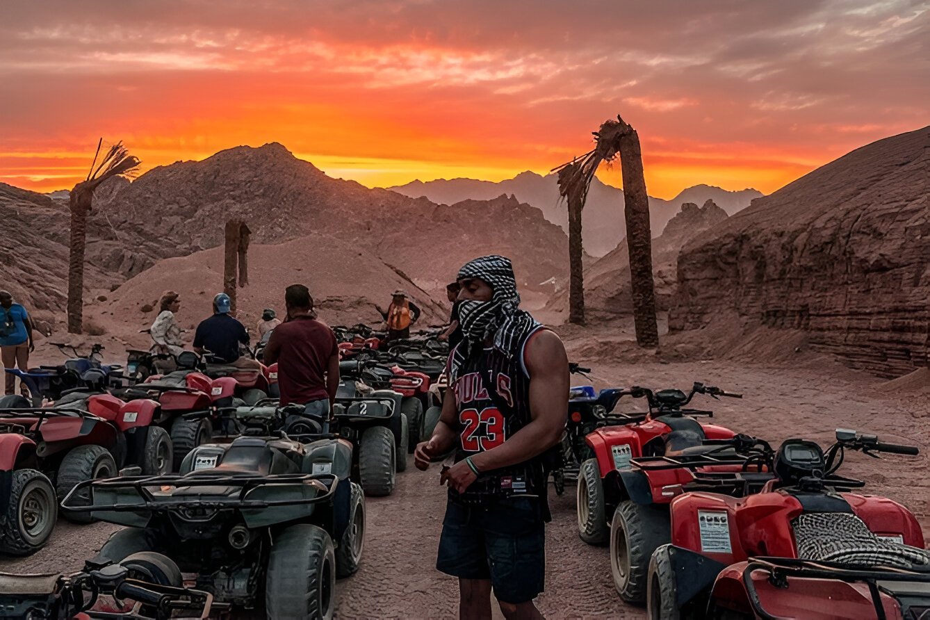 QUAD BIKING IN DESERT